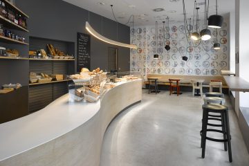 Mẫu thiết kế quán cafe bánh