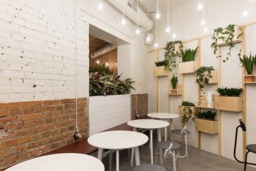 thiết kế quán cafe tối giản